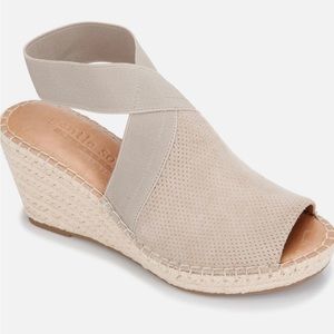 Gentle Souls beige espadrille sandal | Size 11